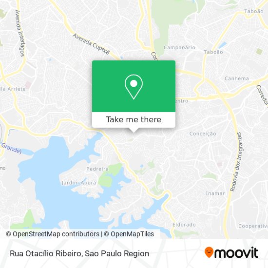 Mapa Rua Otacílio Ribeiro