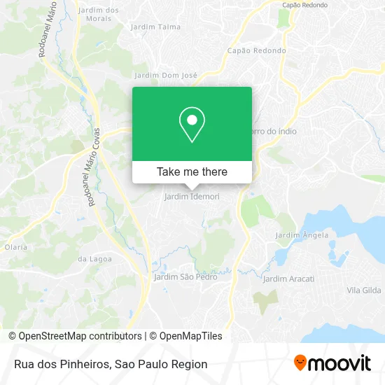 Rua dos Pinheiros map