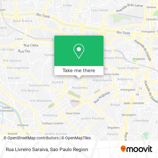 Rua Livreiro Saraiva map