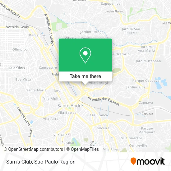 Sam's Club map