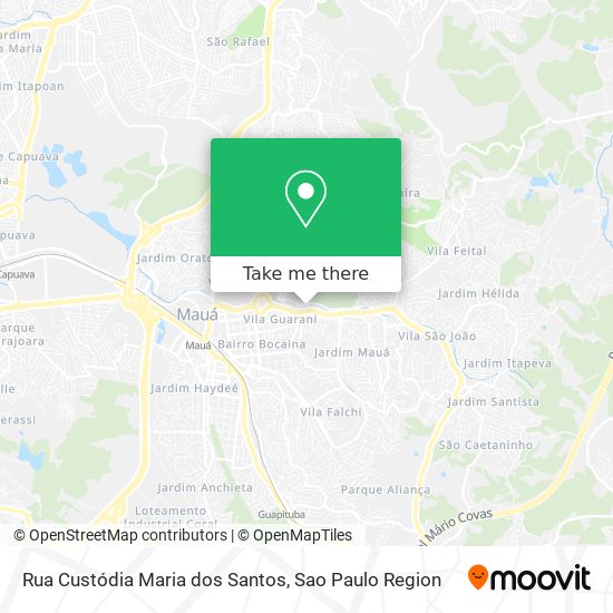 Rua Custódia Maria dos Santos map