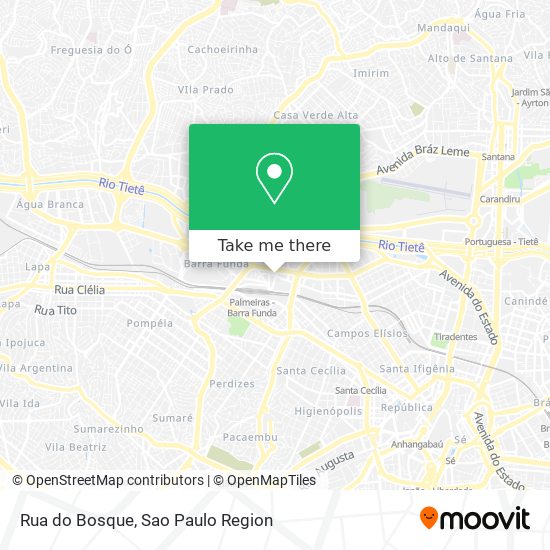 Rua do Bosque map