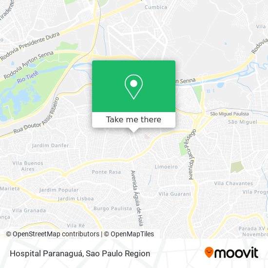 Hospital Paranaguá map