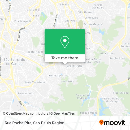 Mapa Rua Rocha Pita