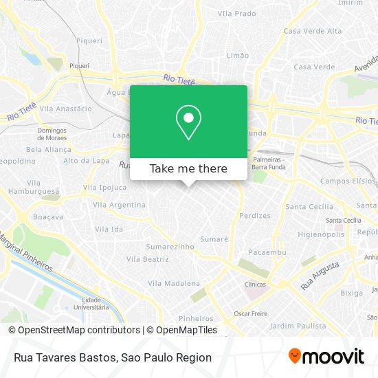 Rua Tavares Bastos map