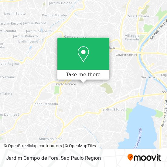 Jardim Campo de Fora map