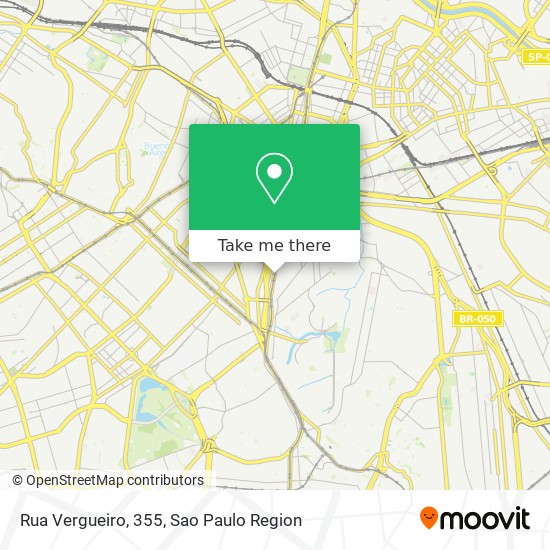 Mapa Rua Vergueiro, 355