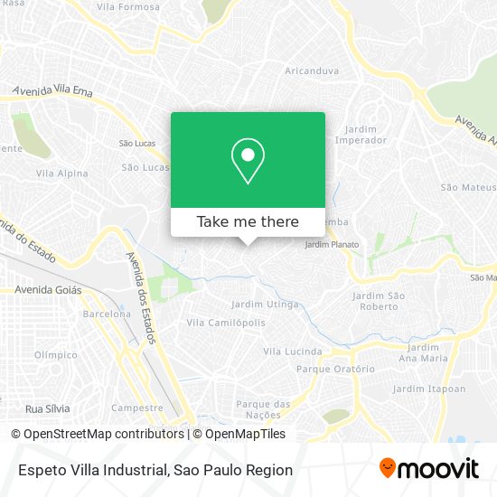 Espeto Villa Industrial map