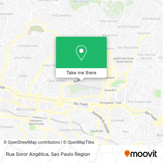 Rua Soror Angêlica map