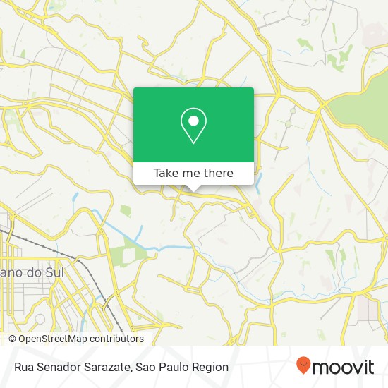 Mapa Rua Senador Sarazate