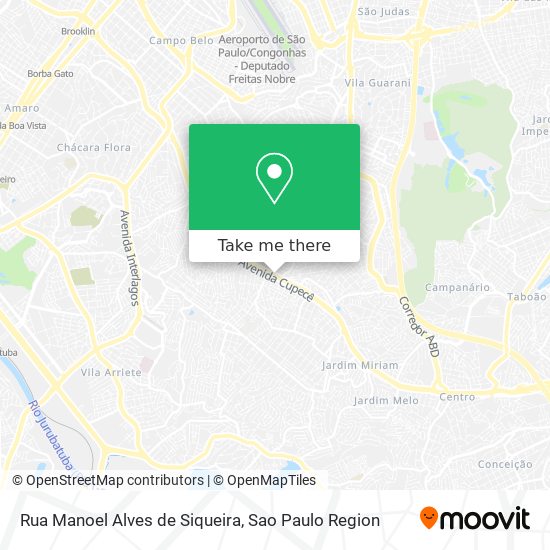 Rua Manoel Alves de Siqueira map