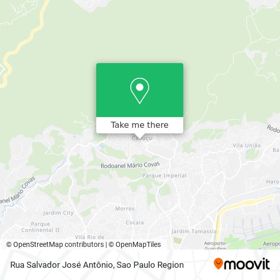 Rua Salvador José Antônio map