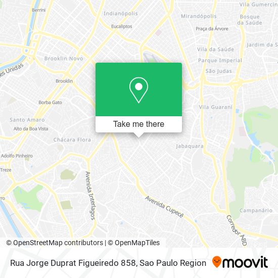Rua Jorge Duprat Figueiredo 858 map