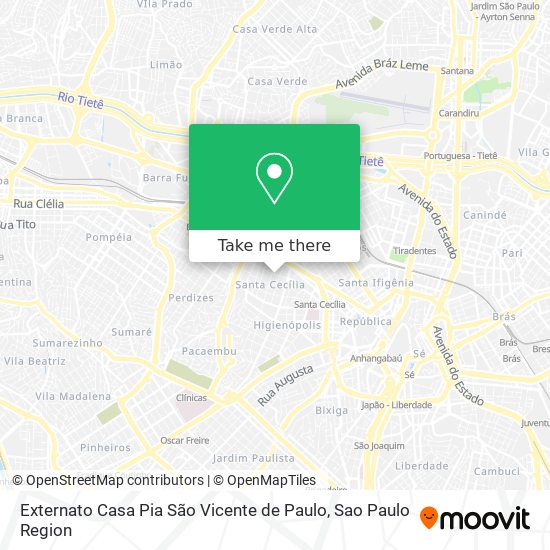 Externato Casa Pia São Vicente de Paulo map