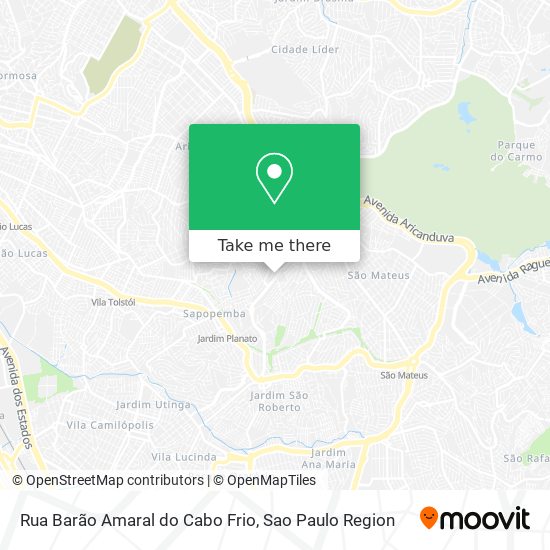 Rua Barão Amaral do Cabo Frio map