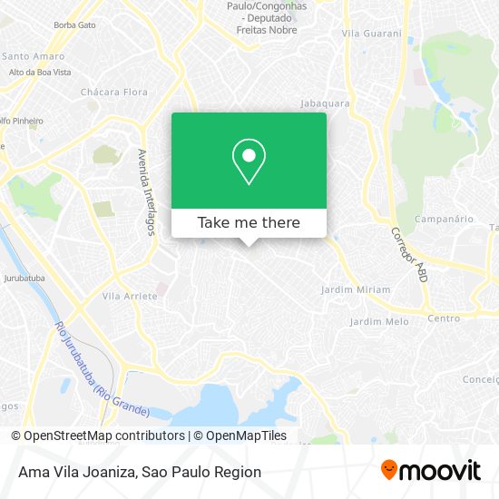 Mapa Ama Vila Joaniza