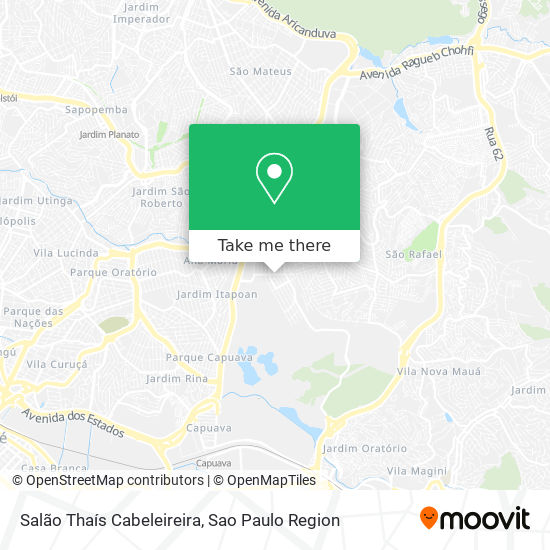 Salão Thaís Cabeleireira map