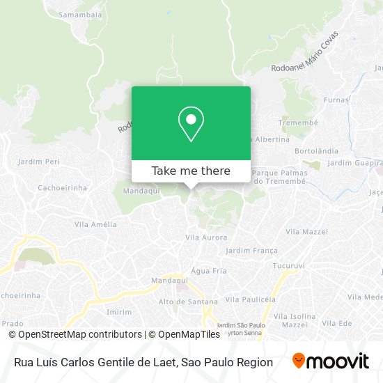 Rua Luís Carlos Gentile de Laet map