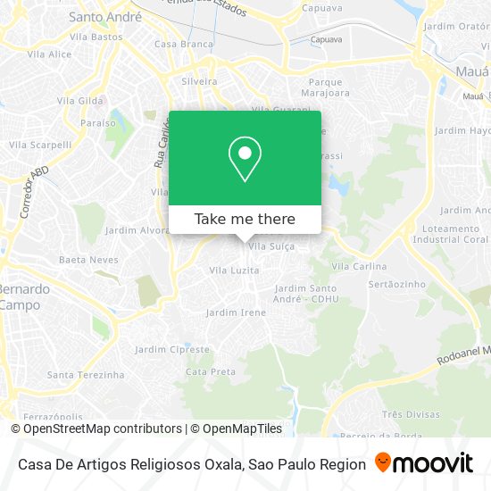 Casa De Artigos Religiosos Oxala map