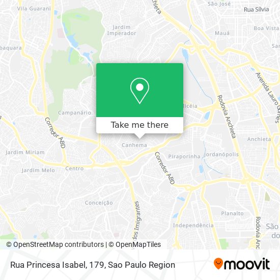 Rua Princesa Isabel, 179 map