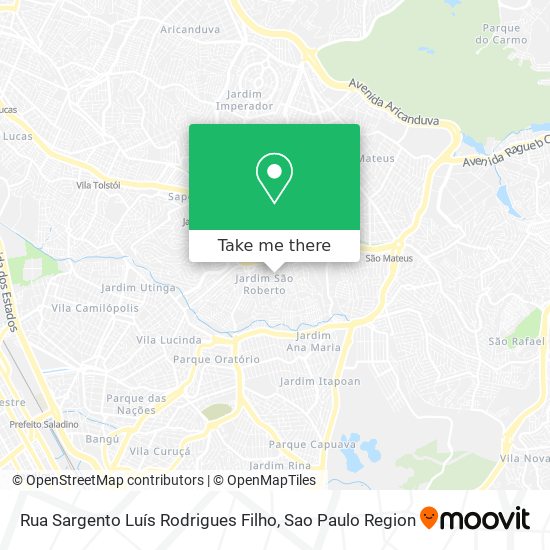 Rua Sargento Luís Rodrigues Filho map