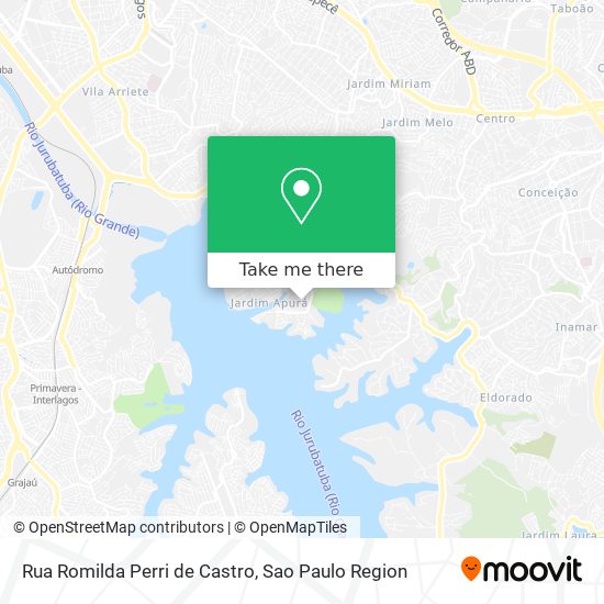 Rua Romilda Perri de Castro map