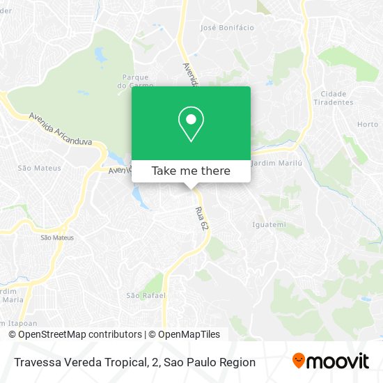 Travessa Vereda Tropical, 2 map