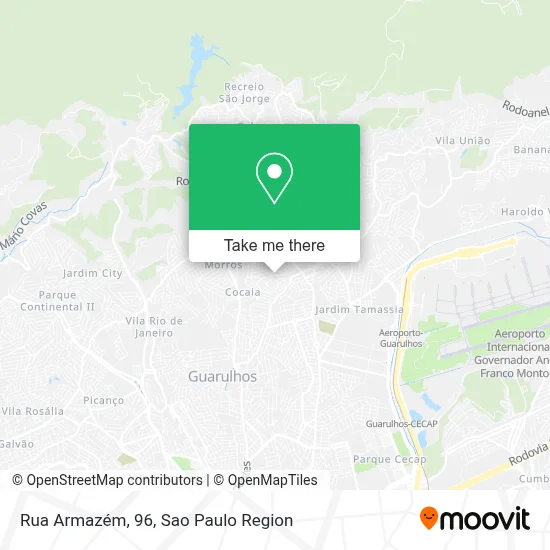 Rua Armazém, 96 map