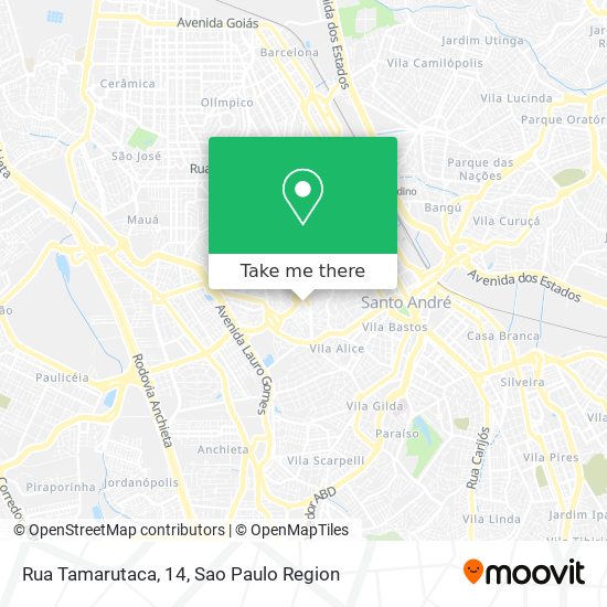 Rua Tamarutaca, 14 map