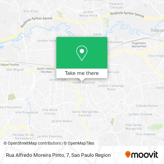 Rua Alfredo Moreira Pinto, 7 map