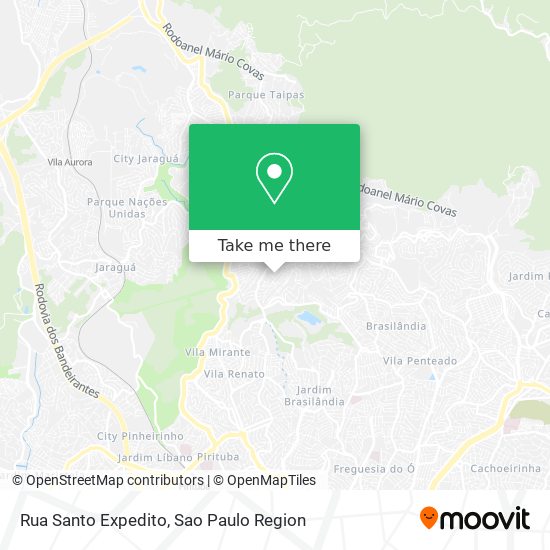 Rua Santo Expedito map