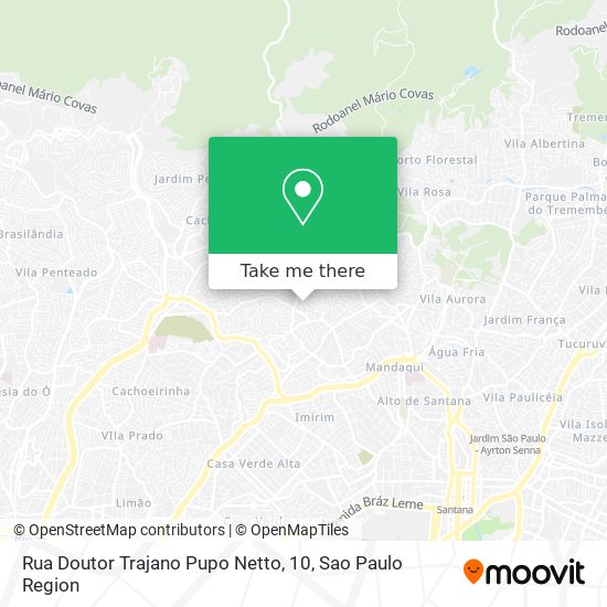 Rua Doutor Trajano Pupo Netto, 10 map