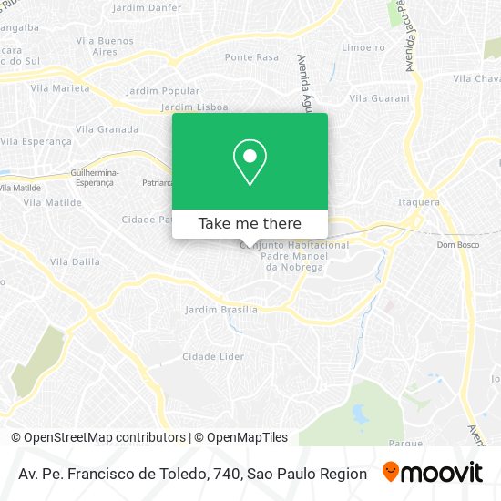 Av. Pe. Francisco de Toledo, 740 map
