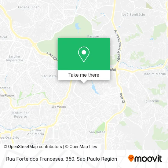 Rua Forte dos Franceses, 350 map