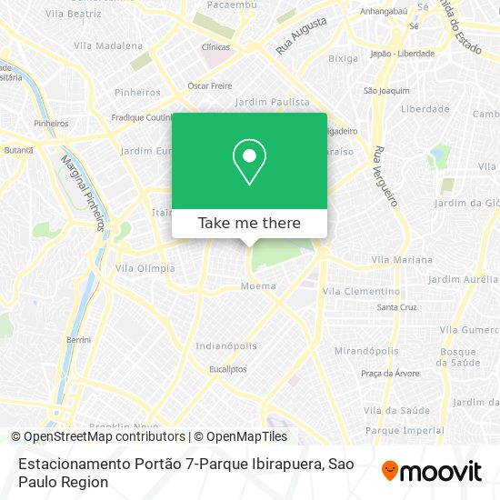 Estacionamento Portão 7-Parque Ibirapuera map