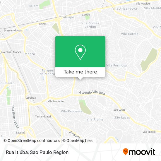 Rua Itiúba map