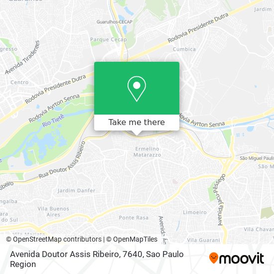 Avenida Doutor Assis Ribeiro, 7640 map