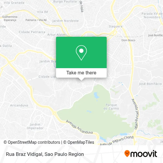 Rua Braz Vidigal map