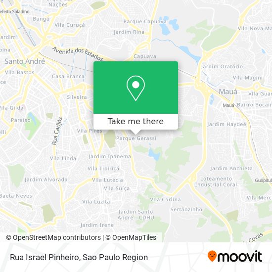 Rua Israel Pinheiro map