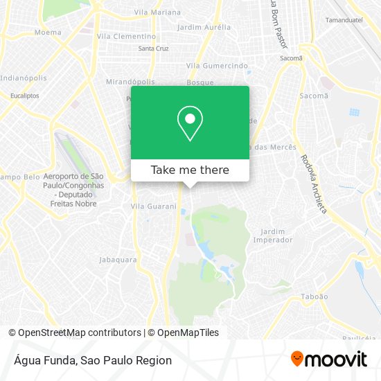 Água Funda map