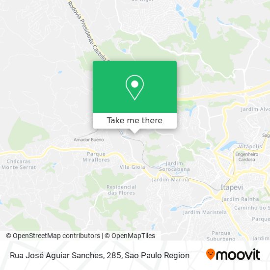 Rua José Aguiar Sanches, 285 map