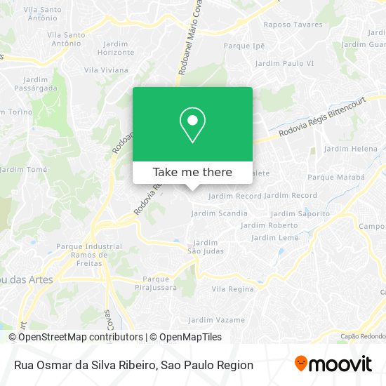 Rua Osmar da Silva Ribeiro map