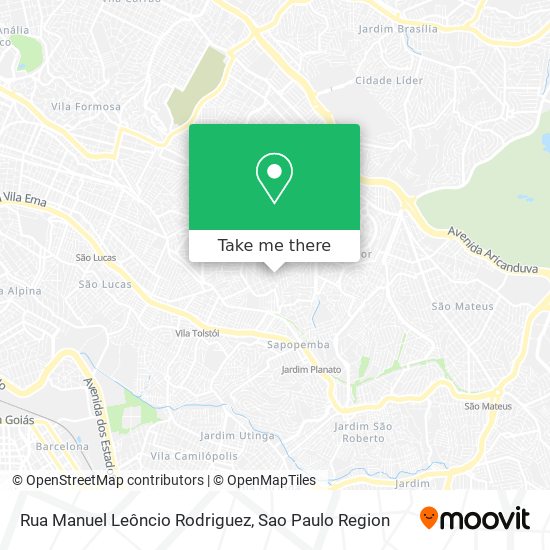 Rua Manuel Leôncio Rodriguez map