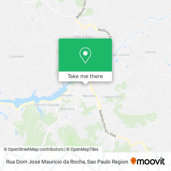 Rua Dom José Maurício da Rocha map