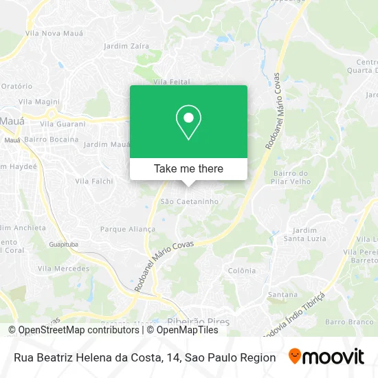 Rua Beatriz Helena da Costa, 14 map