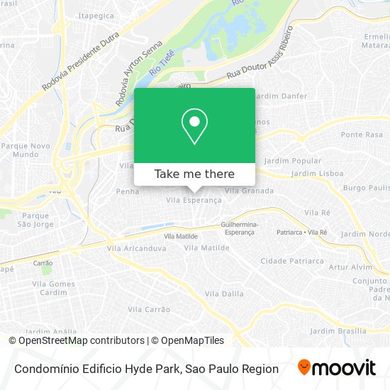 Condomínio Edificio Hyde Park map