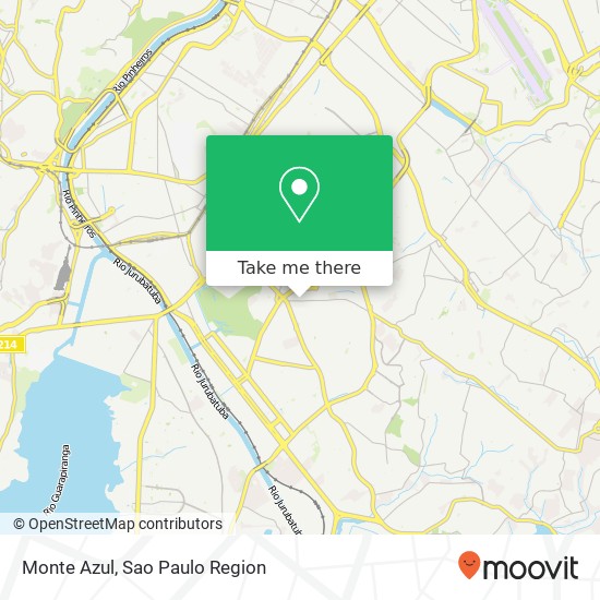 Monte Azul map