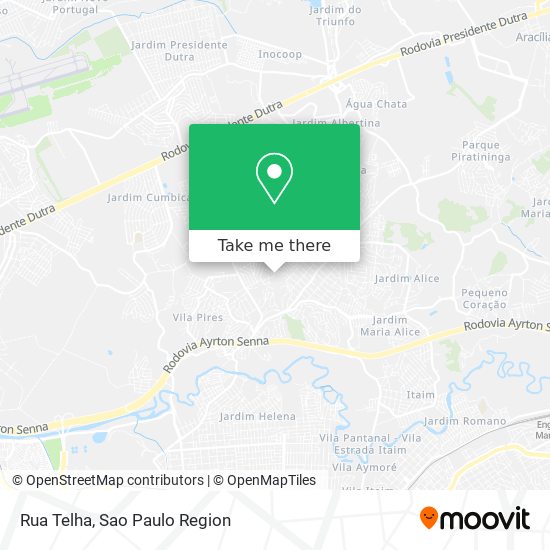 Rua Telha map