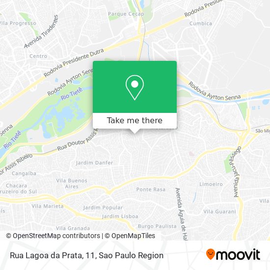 Rua Lagoa da Prata, 11 map