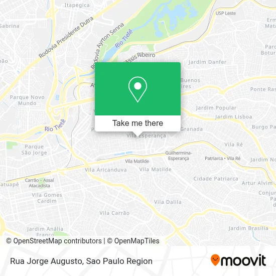 Rua Jorge Augusto map